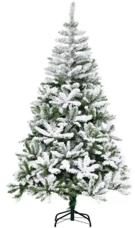Pugsdrly Kunstkerstboom Groen/Wit