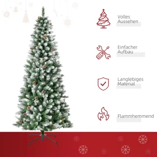 Pugsdrly Kunstmatige kerstboom 180 cm