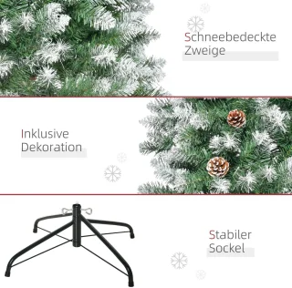 Pugsdrly Kunstmatige kerstboom 180 cm