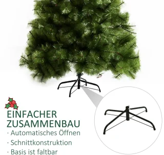 Pugsdrly Kunstmatige kerstboom 210 cm