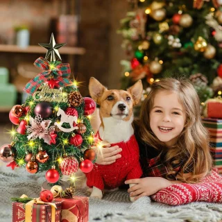 PVC Kunstkerstboom met Ornamenten Indoor