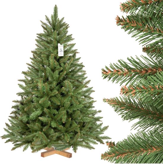 Realistisch Kunstkerstboom 150 cm Houtvoet