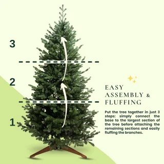 Realistische kunstkerstboom 150-250 cm