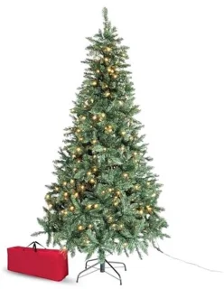 Realistische kunstkerstboom 210 cm