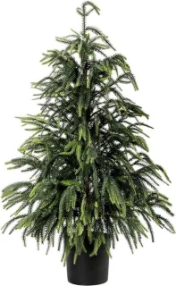 Realistische kunstkerstboom 90cm in pot