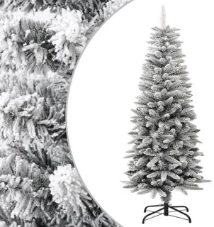 Roxana Kerstboom met sneeuw 1,2 meter groen wit