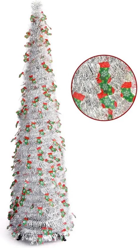 Roxana kunstkerstboom 150 cm wit spiraalvormig