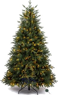 De Royal Christmas - Arkansas Premium Kunstkerstboom 210 cm in één oogopslag