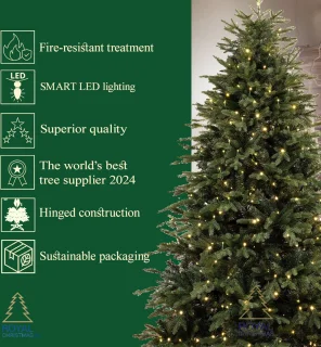 Royal Christmas - Arkansas Premium Kunstkerstboom 210 cm
