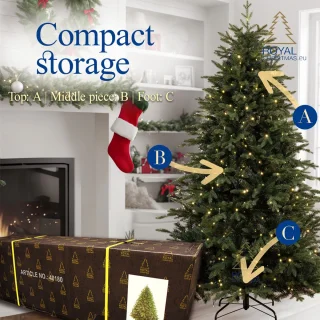 Royal Christmas - Arkansas Premium Kunstkerstboom 210 cm