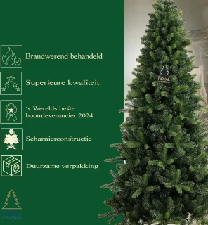 Royal Christmas Bergen Kunstkerstboom 180 cm Groen
