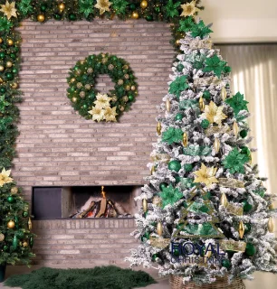 Royal Christmas Flock Tree Deluxe Kunstkerstboom 210 cm