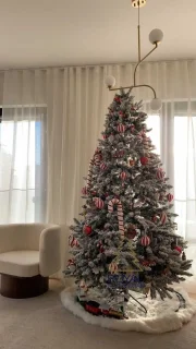 Royal Christmas Flock Tree Deluxe Kunstkerstboom 210 cm
