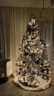 Royal Christmas Flock Tree Deluxe Kunstkerstboom 210 cm