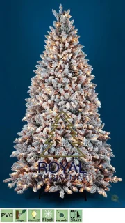 Royal Christmas Flock Tree Deluxe Kunstkerstboom 210 cm