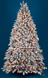 Royal Christmas Flock Tree Deluxe Kunstkerstboom 210 cm