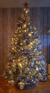 Royal Christmas Flock Tree Deluxe Kunstkerstboom 210 cm