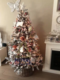 Royal Christmas Flock Tree Deluxe Kunstkerstboom 210 cm