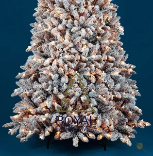 Royal Christmas Flock Tree Deluxe Kunstkerstboom 210 cm