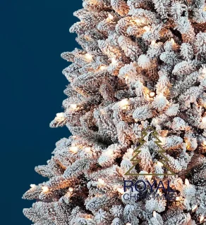 Royal Christmas Flock Tree Deluxe Kunstkerstboom 210 cm