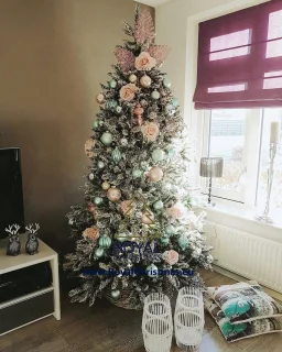 Royal Christmas Flock Tree Deluxe Kunstkerstboom 210 cm