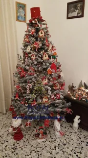 Royal Christmas Flock Tree Deluxe Kunstkerstboom 210 cm