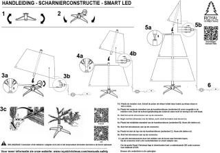 Royal Christmas® - Hangende omgekeerde kunstkerstboom