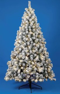 De Royal Christmas - Kunstkerstboom Flock Promo 180 cm in één oogopslag