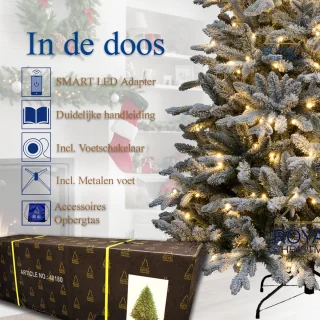 Royal Christmas - Kunstkerstboom Flock Promo 180 cm
