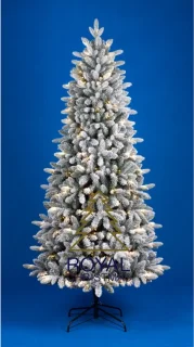 Royal Christmas kunstkerstboom sneeuw smal 180 cm