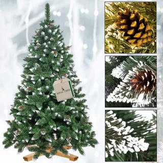 Royal Trees Kunstkerstboom Dennenappels 180 cm Zonder Verlichting