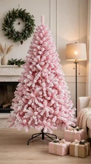 Roze kerstboom 182 cm