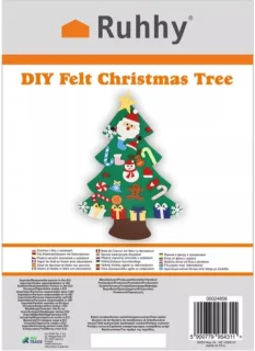 Ruhhy Vilt Kerstboom Knutselset
