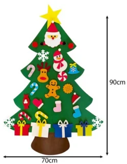Ruhhy Vilt Kerstboom Knutselset