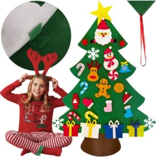 Ruhhy Vilt Kerstboom Knutselset