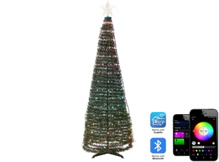 SAARLOQ LED kerstboom 160 cm groen