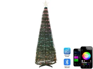 SAARLOQ LED kerstboom 160 cm groen