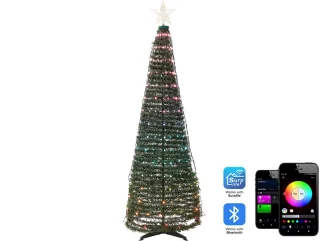 SAARLOQ LED kerstboom groen 188 cm