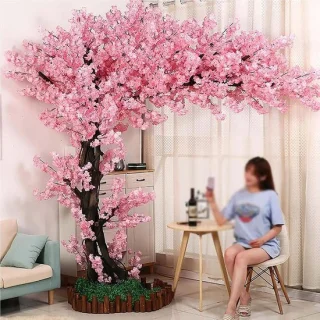 Sakura Kersenbloesemboom - Kunst (nep) - 1,5 x 1 m - Roze