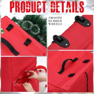 Set opbergtassen voor kunstkerstboom en kransen