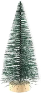 Set van 12 mini kunstkerstbomen 15 cm