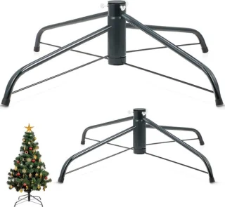 Set van 2 inklapbare kerstboomstandaarden Ø 16–20 cm donkergroen