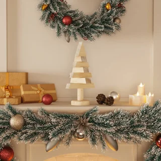 Set van 2 kerstboomdecoraties