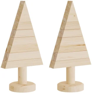 Set van 2 kerstboomdecoraties