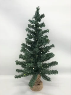 Set van 2 kunstkerstbomen 75 cm