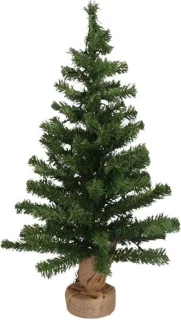 Set van 2 kunstkerstbomen 75 cm