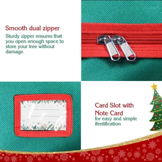 Set van 2 opbergtassen voor kerstboom 2,3 m