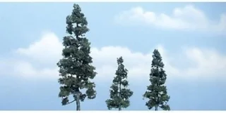 Set van 3 kunstbomen voor modelspoor en diorama's