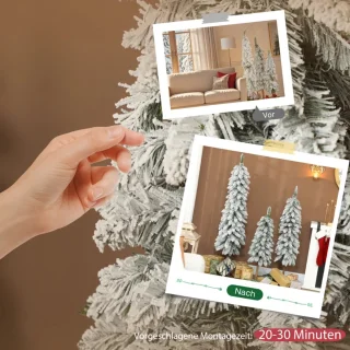 Set van 3 kunstkerstbomen 90/120/150 cm