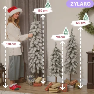 Set van 3 kunstkerstbomen 90/120/150 cm